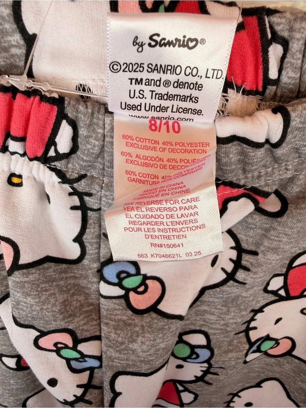 Hello Kitty by Sanrio-Fleece crewneck sweatshirt and pant 2pc Set (Sz 8/10) NWT